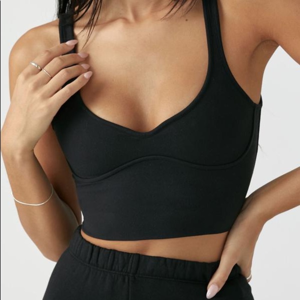 Joah Brown Contour Crop Top